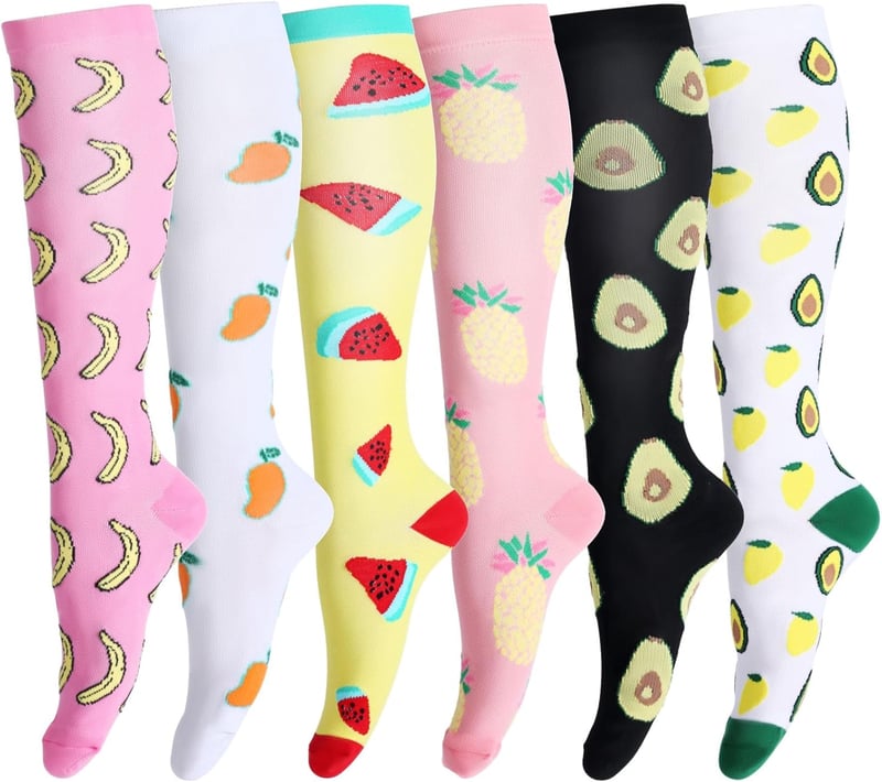 LEOSTEP Kompressziós Zokni 6 Pár Unisex - Trombózis Megelőző Harisnya 