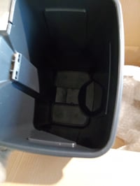Sundis StepBin kanta za smeće s pedalom od 50 litara za kuhinjski otpad, crno-antracit, reciklirani materijal — kao novo (stanje: vidi 2. sliku) 4