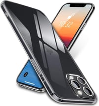 Apple iPhone 12 Pro Max Átlátszó Ütésálló Tok Edzett Üveggel 1