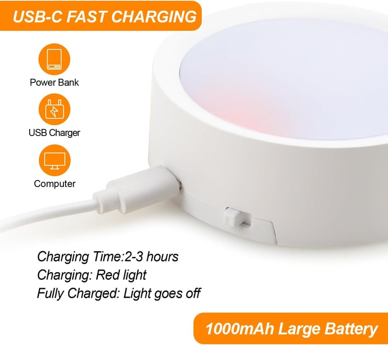 da LIGHT LED szekrénylámpa szett 2db RGBW távirányítóval, vezeték nélküli, dimmelhető - 1000mAh_2