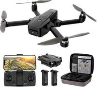 TEEROK T18 Összecsukható Drón 2K HD Kamerával, 5G WiFi FPV, Kefementes Motorral, 100m Hatótáv, Optikai Pozicionálás, Kezdőknek és Gyerekekne 1