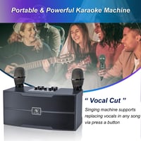 JBL Hordozható Bluetooth Karaoke Rendszer 2 Vezeték Nélküli Mikrofonnal - Beltéri és Kültéri Használatra 2