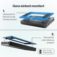 Parkwächter V2 Elektronikus Parkolótárcsa Német Szabványú Jóváhagyással - Automatikus Digitális Parkolóóra Autóba, Adatvédelemmel, Országspe 7