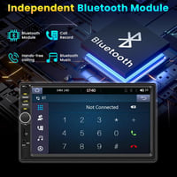 Univerzális 7" Érintőképernyős Autórádió 2 DIN Bluetooth CarPlay Android Tükrözés FM USB Tolatókamerával Kormányvezérléssel 3