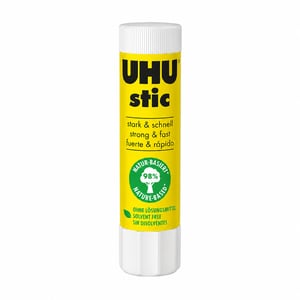Baton de lipici UHU fără solvenți - Lipire puternică, rapidă și durabilă, 5 x 21 g — lipsesc 4 batoane (stare: vezi a 2-a imagine)