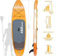 A&BBOARD Prémium SUP Deszka 10'6" - Felfújható Paddleboard Szett Kezdőknek és Haladóknak 2