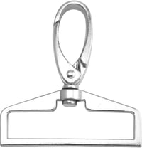 Ezüst Homárkapocs Karabiner Szett 7db - Nagy Méretű, Forgó 1