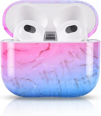 Apple AirPods 3 Márványmintás Szilikon Tok - Színes Védőburkolat 1