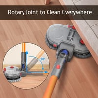 DrRobor Elektromos Felmosó Adapter Dyson V15 V11 V10 V8 V7 Porszívókhoz - Víztartályos Feltét 12 Mosható Mopfejjel 4