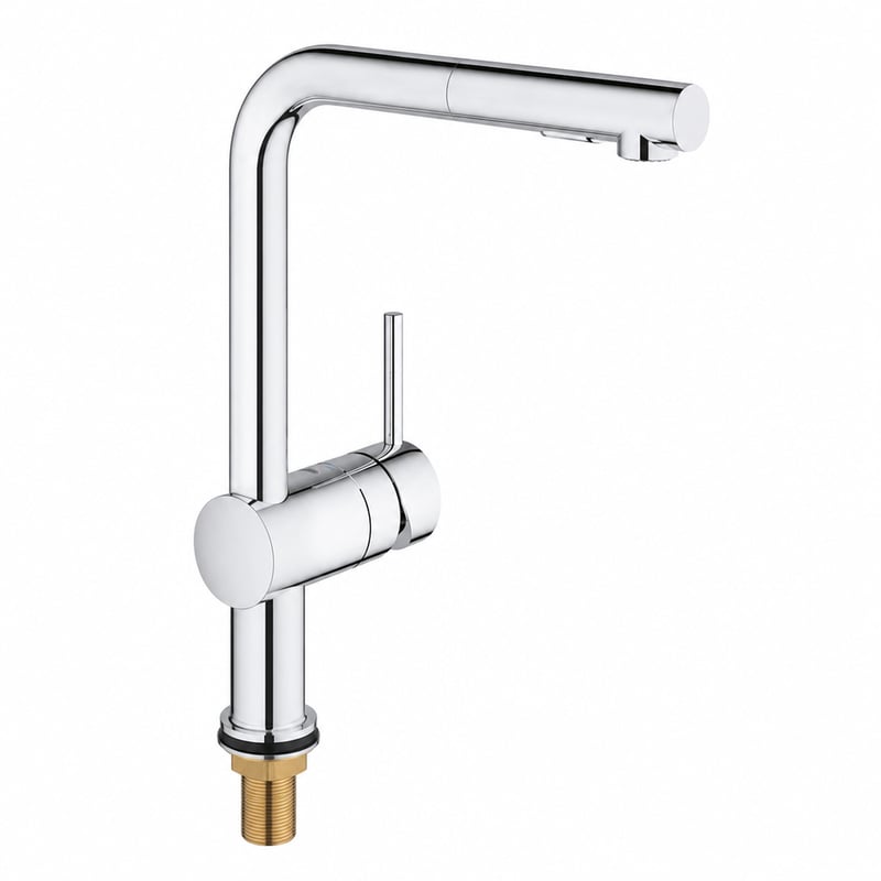 Kuchynská batéria GROHE Minta 30274000 s vyťahovacou sprškou, 2 — bez upevňovacej matice k drezu (stav: pozri 2. obrázok)