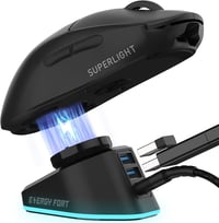 Logitech és Razer egér vezeték nélküli töltőállomás - Kompatibilis G Pro X, G903, G703, G502, DeathAdder V2 Pro 1