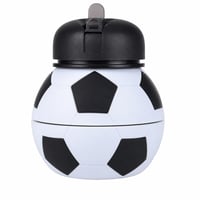 Bidon de silicon pentru fotbal Klick&GO 550 ml pentru copii și adulți, pliabil — lipsește carabiniera (stare: vezi a 2-a imagine) 1