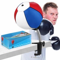 NZQXJXZ Stolna vreća za boks za ublažavanje stresa — Punching ball s hvataljkom za pričvršćivanje na radni stol za ured — Hvataljka za pričvršćivanje (stanje: pogledajte 2. sliku) 1