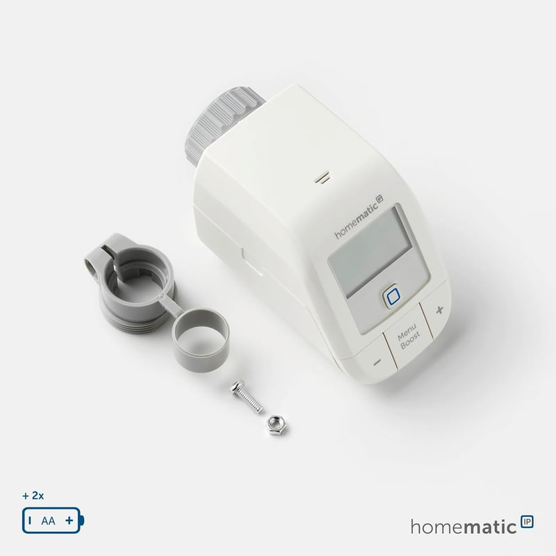 Homematic IP okos fűtőtest termosztát - Alexa és Google kompatibilis, energiatakarékos