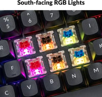 Keychron K2 Pro vezeték nélküli mechanikus billentyűzet, QMK/VIA, cserélhető kapcsolók, 75% elrendezés 6