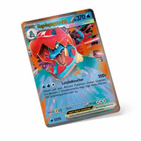 Holografická promo karta Mega Impergator-ex s pohyblivým obrázkom — Pokémon TCG: Mega Evolution Collection (náhradný diel) 1
