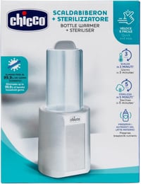 Chicco 2 az 1-ben Bébiétel és Cumisüveg Melegítő, Időzítő, Kiolvasztó és Sterilizáló Funkcióval, Üvegekhez és Bébiételes Üvegekhez, Fehér 5