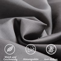 Prémium mikroszálas párnahuzat 50x80 cm, 2 db-os szett, hipoallergén, légáteresztő, rejtett cipzárral 5