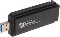 Annadue WiFi 6E USB adapter, 3000 Mbit/s, hármas sávú, Windows 10/11-hez 6