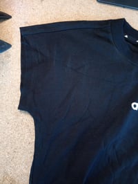 Tricou damă adidas Essentials Linear Cotton, negru/alb, mărimea M - Vizibil purtat, pătat în partea din față (stare: vezi a 2-a poză) 3