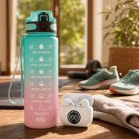 Paket za trčanje: 1x sportska boca od 1L + Bluetooth sportske slušalice 1