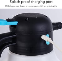 Tonysa 1,8L Akkumulátoros Habosító Permetező - 2000 mAh Vezeték Nélküli Autómosó Szórófej Állítható Nyomással, Kertészeti Öntözésre is Alkal 5