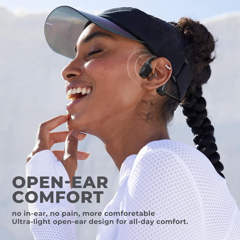 BEARTAIN Csontvezető Bluetooth 5.3 Úszó Fülhallgató IP68 Vízálló MP3 Lejátszóval
