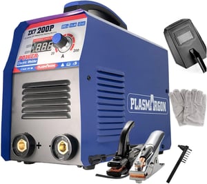 PLASMARGON ZX7-200P Inverterski aparat za zavarivanje 220V 200A - Prijenosni IGBT Digitalni MMA ARC Zavarivač za početnike, Niska emisija dima i prašine