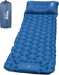 HiiPeak Felfújható Camping Matrac Beépített Párnával - Vízálló Alvómatrac Túrázáshoz 6