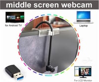 Sxhlseller 4K USB Webkamera PC-hez - Beépített Mikrofonnal, Szemkontaktus Funkcióval, 2MP Autofókuszos Középre Szerelhető Kamera Videóhíváso 4