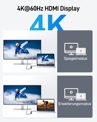 Acer 7-in-1 USB-C Hub - 4K@60Hz HDMI Adapter, 100W PD Töltés, 2 USB 3.0 Port, Kártyaolvasó, Képernyővezérlés - MacBook, Surface, iPhone Komp 4