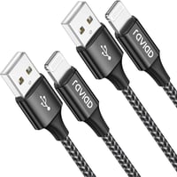 iPhone Lightning Gyorstöltő Kábel 2db Fekete - iPhone/iPad Kompatibilis 1