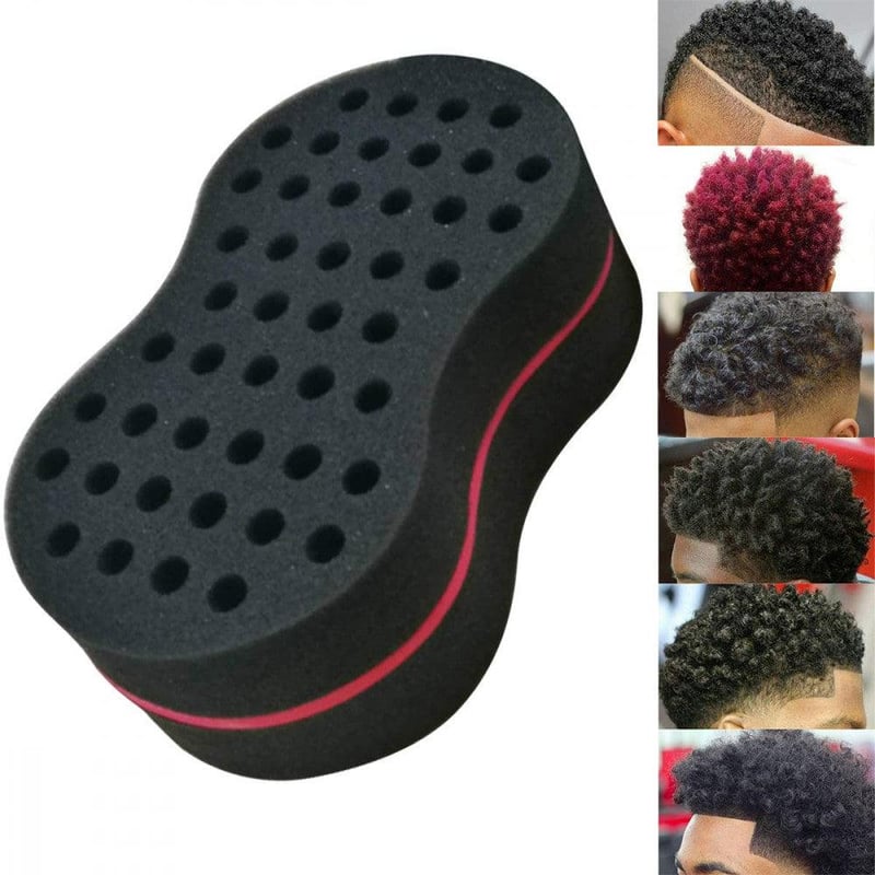 Ruiqas Afro Hajformázó Szivacskefe Göndör és Hullámos Hajhoz