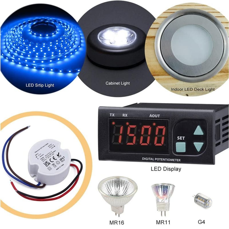 Vízálló 12V LED Trafó IP67 - Konyhai és Spotlámpa Megvilágításhoz