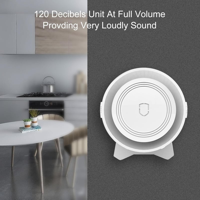 Wolf Guard 4G WiFi Okos Riasztórendszer, Alexa Kompatibilis, 120dB Hangos Sziréna, Mobil Applikációval Vezérelhető, Akkumulátoros Biztonsági
