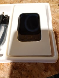 64 GB MP3 prehrávač ODEJOI s Bluetooth 5.3, klipom, dotykovou obrazovkou, tlačidlami a vstavaným reproduktorom, čierno-hnedý, použitý 2
