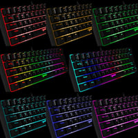 KUIYN 61 gombos RGB gaming billentyűzet + optikai gamer egér + egérpad szett 2