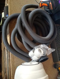 Automatický bazénový vysávač Intex ZX50 Krystal Clear, sací, 0,8 l nádoba, 6,5 m hadica, bielo-modrý, používaný 4
