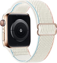 Apple Watch nylon szíj 38-41 mm - Fehér, kék, rózsaszín 1