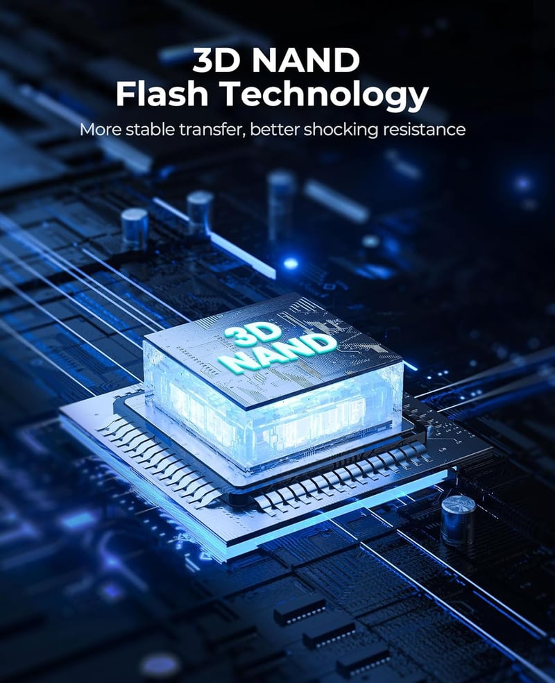 ORICO 128GB mSATA SSD belső merevlemez laptopokhoz, 5 Gbps sebességű