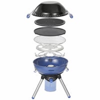 Plynový kempingový gril a varič Campingaz Party Grill 400 CV, modro-čierny — Výrobok nesie známky používania (stav: pozri 2. obrázok) 1