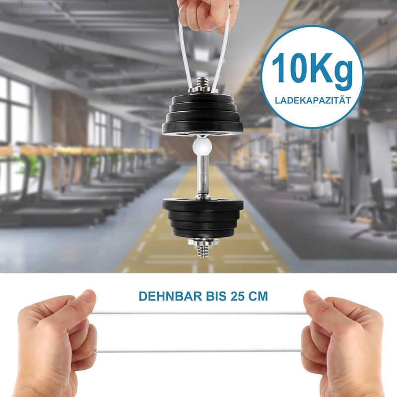 Taotrazon 25 db-os gömbbel ellátott ponyvafeszítő gumi, 12 cm-es, sátorhoz, hálóhoz