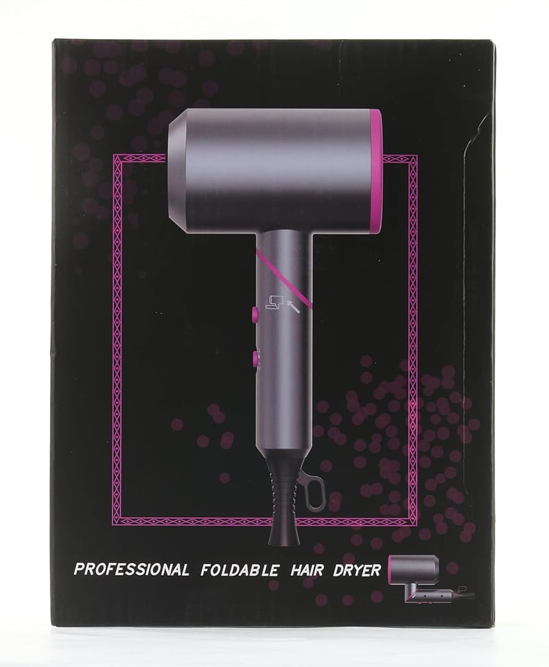 Flintronic 2000W Ionos Hajszárító - Professzionális, Összecsukható, 3 Hőfokkal