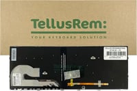 TellusRem Francia Háttérvilágítású Billentyűzet HP 840 G5/G6, 745 G5/G6, ZBook 14u G5/G6 Laptopokhoz - Felújított, Környezetbarát 2
