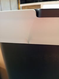 Coș de gunoi cu pedală TATAY Smart, 33x31x67 cm, plastic fără BPA, deschidere cu pedală, negru — Zgâriat (stare: vezi a 2-a poză) 2