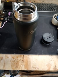Termos boca Thermos Icon s čašom 1,2 l, grafit mat, održavanje topline 24 sata, nehrđajući čelik, rabljeno stanje (stanje: vidi 2. sliku) 2