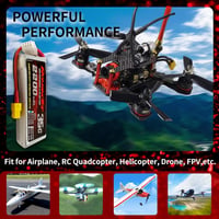 Roaring Top 2200mAh 11.1V 3S 35C LiPo akkumulátor XT60 csatlakozóval RC járművekhez és drónokhoz (2 db) 5