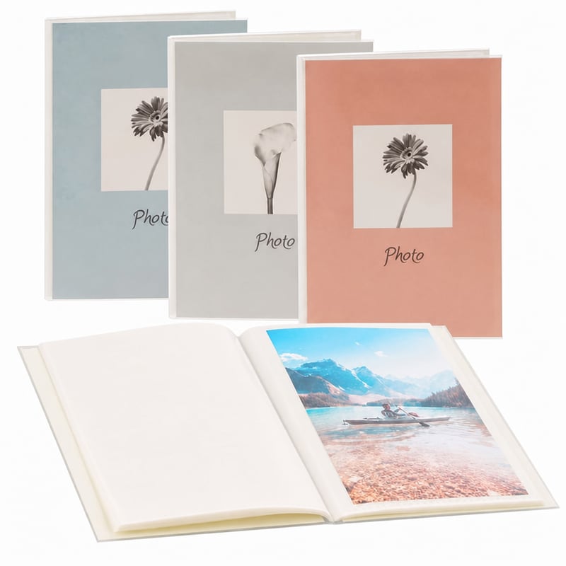 Hama Susi Pastel mini fotoalbum 10x15 cm, za 24 fotografije, pastelne miješane boje, fleksibilne korice, set od 3 komada