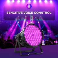 BETOPPER 160W RGB LED Par Lámpa - DMX Vezérelhető Diszkó Fény Távirányítóval - Stroboszkóp Színpadi Effekt Klubokhoz, Bulikhoz, Esküvőkre 4