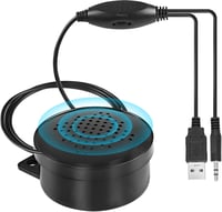 MEIRIYFA USB Hangszóró Számítógéphez - 5W Sztereó Asztali PC Hangfal 3.5mm AUX Bemenettel és Hangerőszabályzóval Laptophoz, Tablethez 1